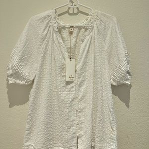 Women’s small Ruffle blouse .